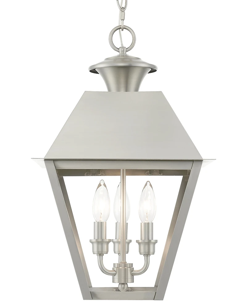 Livex Wentworth 3 Light Outdoor Large Pendant Lantern