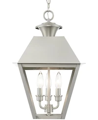 Livex Wentworth 3 Light Outdoor Large Pendant Lantern