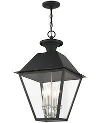Livex Wentworth 4 Light Outdoor Pendant Lantern
