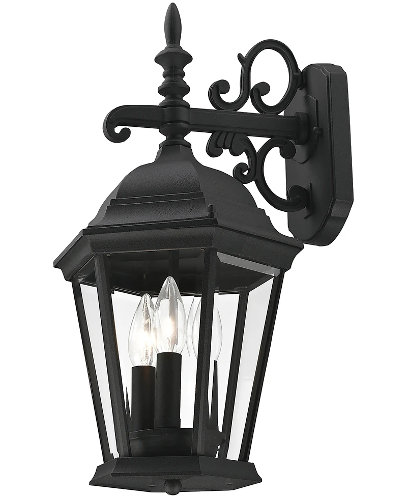Livex Hamilton 3 Light Outdoor Wall Lantern