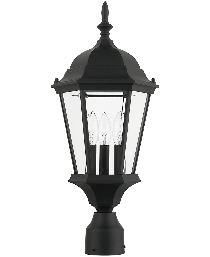 Livex Hamilton 3 Light Outdoor Post Top Lantern