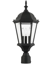 Livex Hamilton 3 Light Outdoor Post Top Lantern