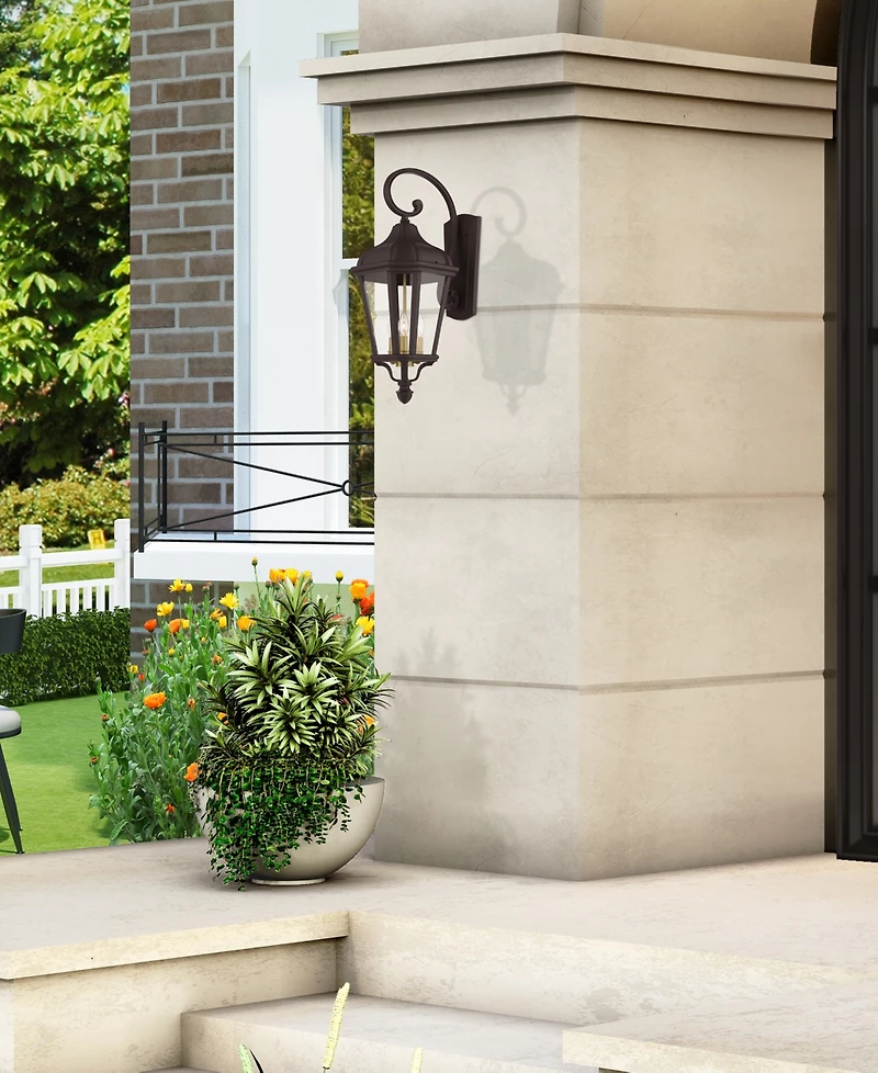 Livex Morgan 3 Light Outdoor Wall Lantern