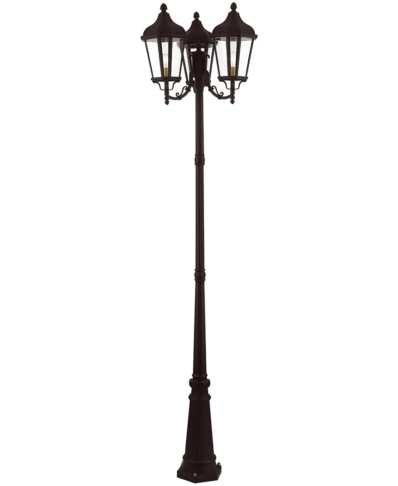 Livex Morgan 3 Light Outdoor Post Light