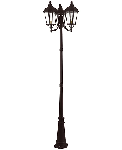 Livex Morgan 3 Light Outdoor Post Light