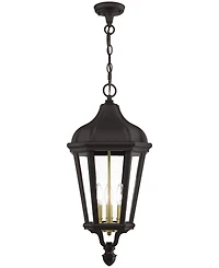 Livex Morgan 3 Light Outdoor Pendant Lantern