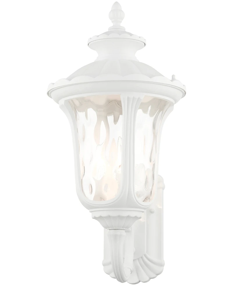 Livex Oxford 3 Light Outdoor Wall Lantern