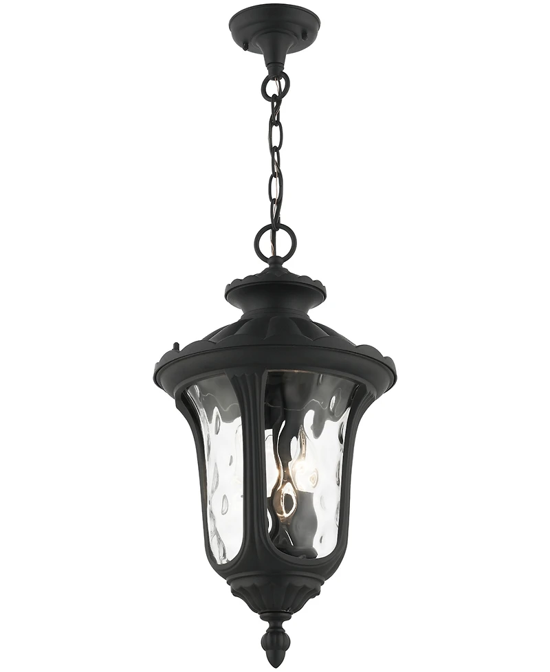Livex Oxford 3 Light Outdoor Pendant Lantern