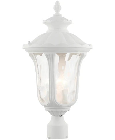 Livex Oxford 3 Light Outdoor Post Top Lantern