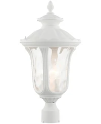 Livex Oxford 3 Light Outdoor Post Top Lantern