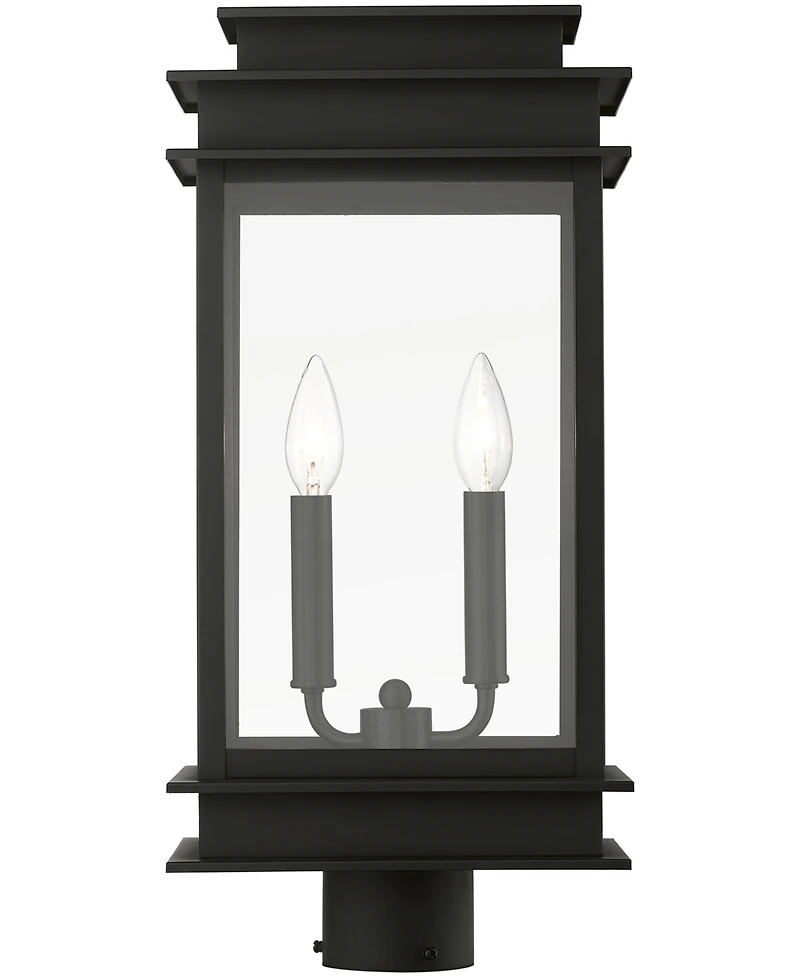 Livex Princeton 2 Light Outdoor Large Post Top Lantern