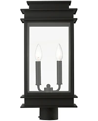 Livex Princeton 2 Light Outdoor Large Post Top Lantern
