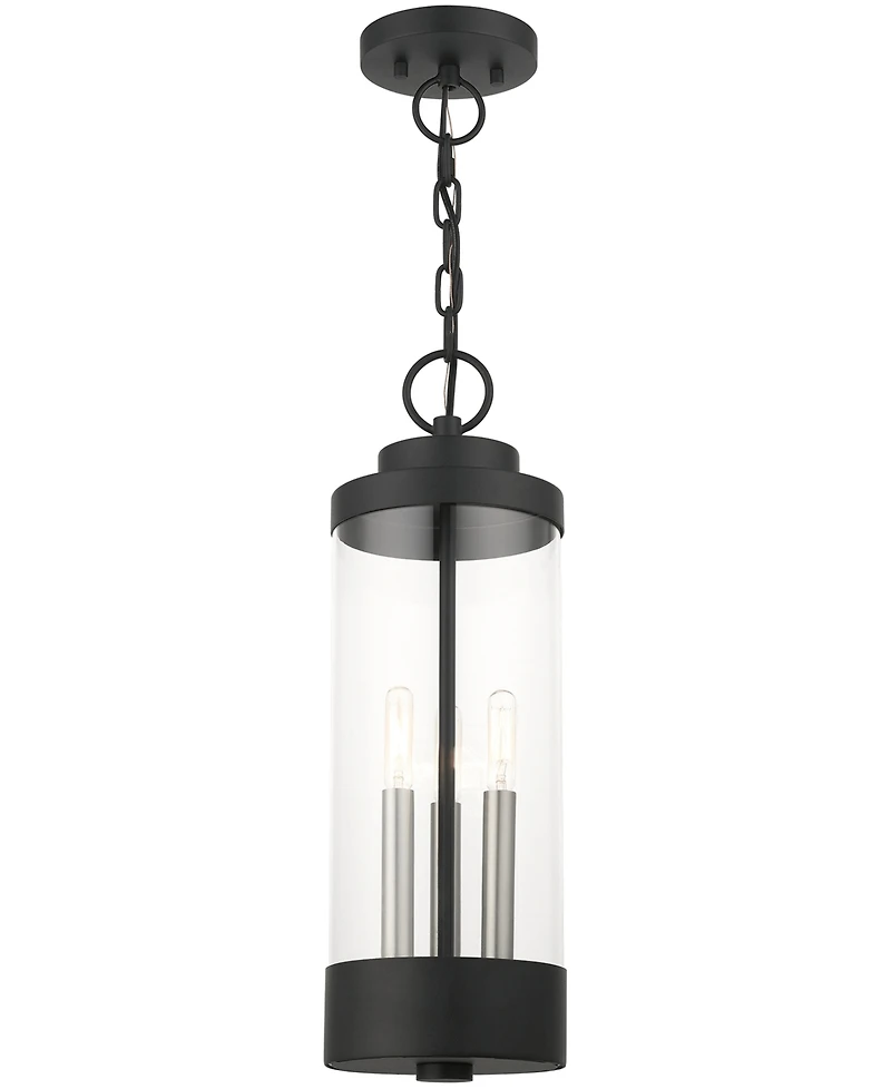 Livex Hillcrest 3 Light Outdoor Pendant Lantern