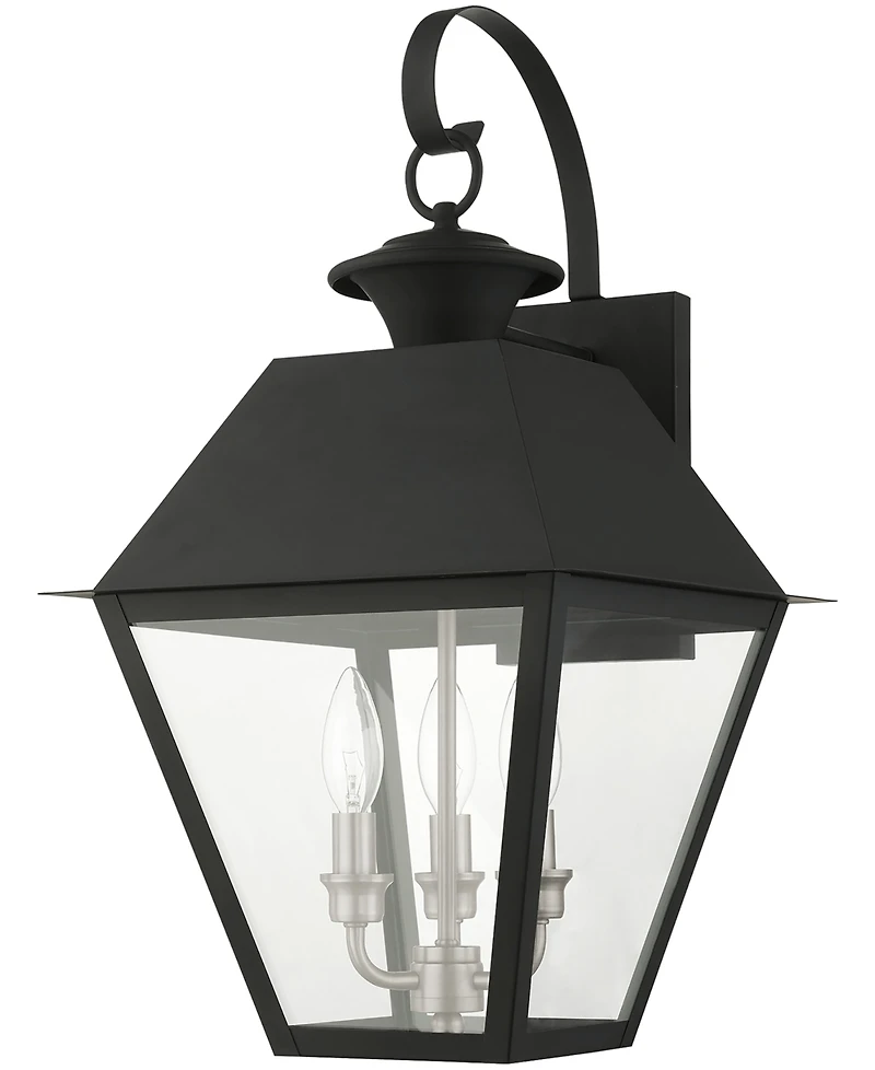 Livex Wentworth 3 Light Outdoor Wall Lantern