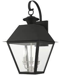 Livex Wentworth 3 Light Outdoor Wall Lantern
