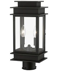 Livex Princeton 2 Light Outdoor Medium Post Top Lantern