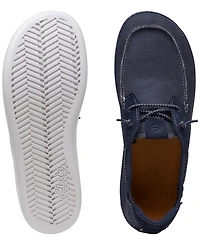 Clarks Men's Higley Tie Slip-On Canvas Boat Shoes
