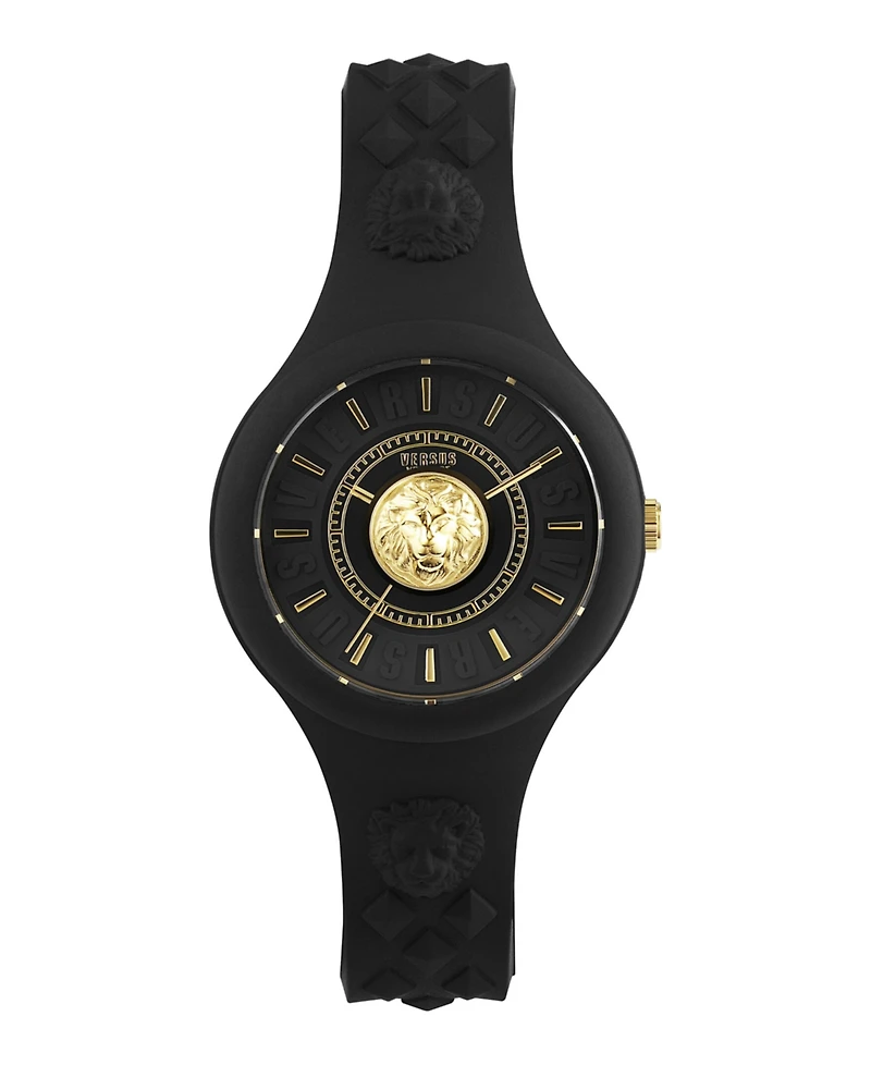 Versus Versace Women's 3 Hand Quartz Fire Island Silicone Watch