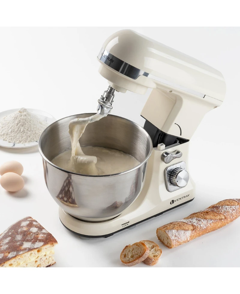 Ventray Stand Mixer 6-Speed 4.5-Quart Stainless Steel Bowl