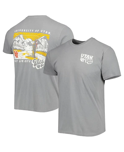 Men's Gray Utah Utes Hyperlocal T-shirt