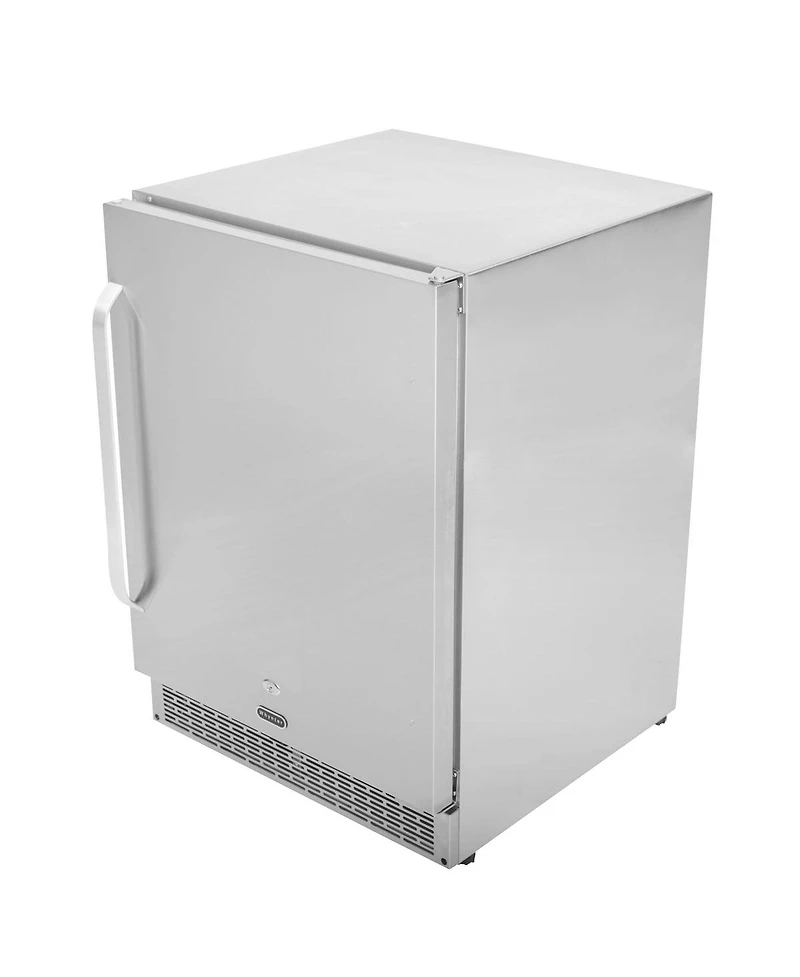 Whynter 24" Built-in Outdoor 5.3 cu.ft. Refrigerator Cooler Full Stainless Steel