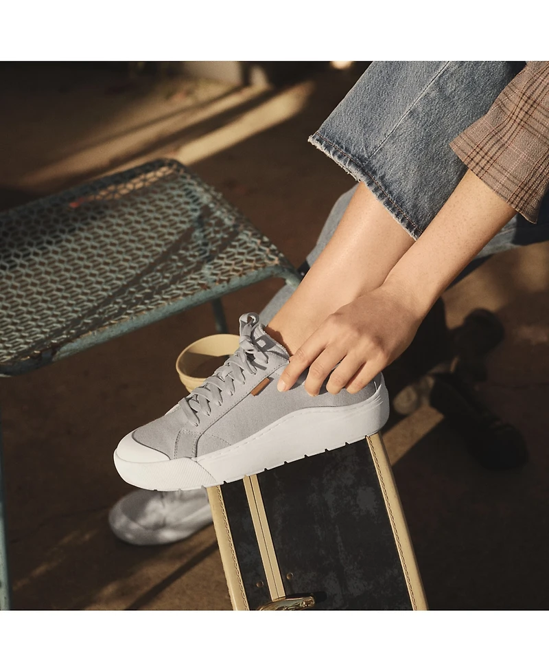 Dr. Scholl's Women's Time Off Lace Up Platform Sneakers