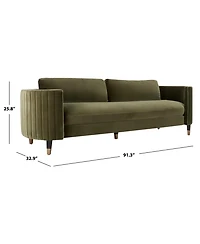 Winford 91" Velvet Sofa