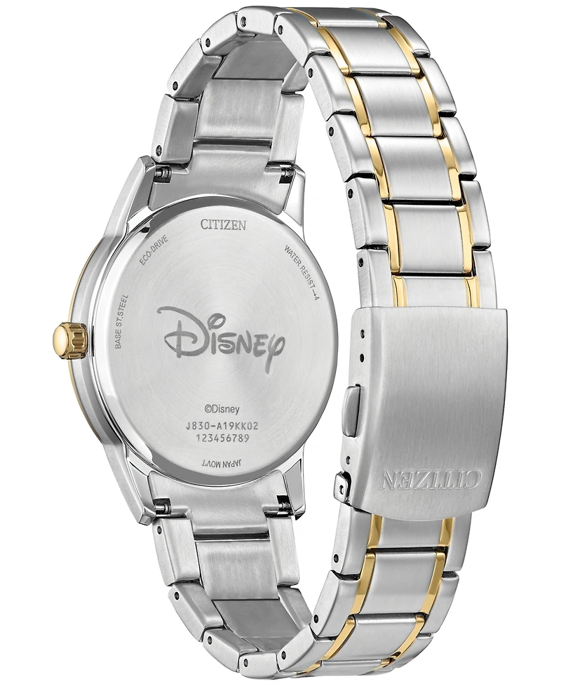 Citizen Eco-Drive Men's Apprentice Sorcerer Mickey Two-Tone Stainless Steel Bracelet Watch 40mm