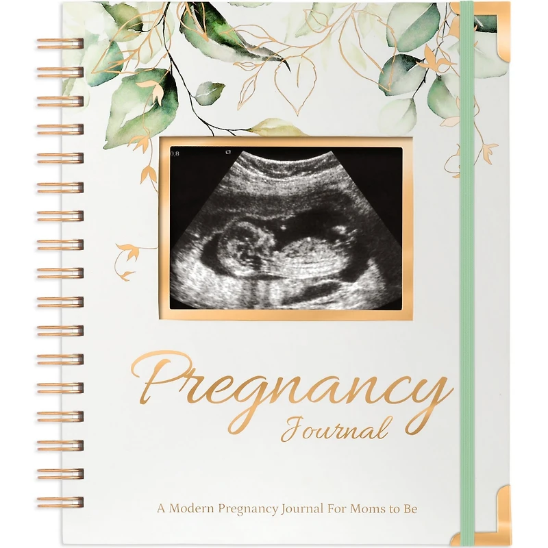 KeaBabies Pregnancy Journal Memory Book: Inspire, 90 Pages Hardcover Book, Journals for First Time Moms