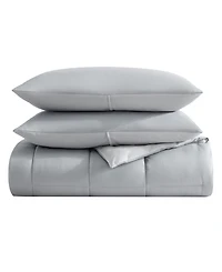 Closeout! Nautica Longdale Solid Reversible 3 Piece Comforter, King Set, King