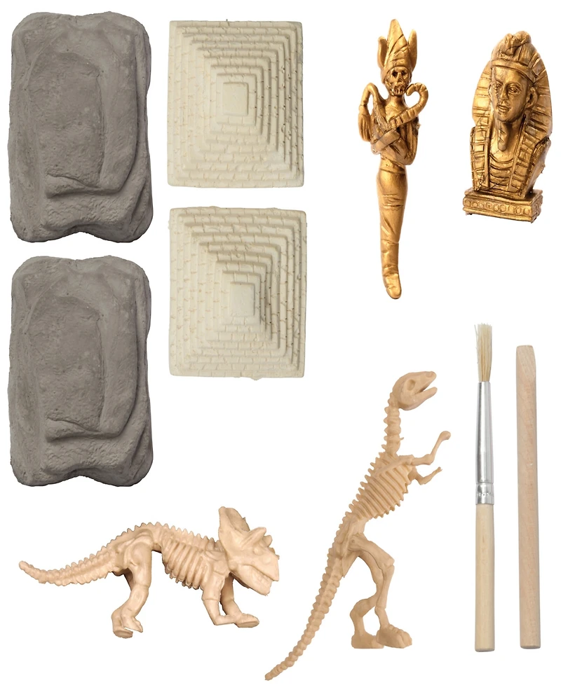 Dig Discover Ultimate Kit Diy Science and Geology for Kids, Dinosaurs Ancient Egypt