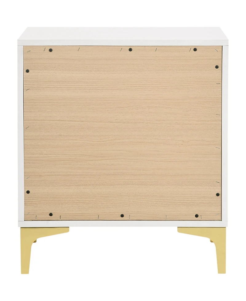 Coaster Home Furnishings Kendall 24.75" Asian Hardwood 2-Drawer Nightstand