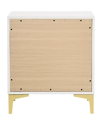 Coaster Home Furnishings Kendall 24.75" Asian Hardwood 2-Drawer Nightstand