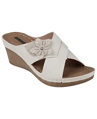 Gc Shoes Women's Selly Flower Wedge Sandals
