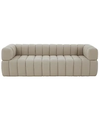 Calyna 90" Channel Tufted Boucle Sofa