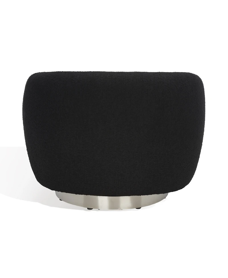 Bernard 38" Boucle Swivel Accent Chair
