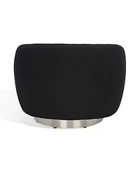 Bernard 38" Boucle Swivel Accent Chair