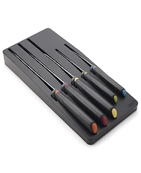Joseph Joseph Elevate Knives Store 5-Piece Knife Set with in-Drawer Storage Tray