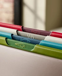 Joseph Joseph Folio Icon 4-Piece Large Chopping Board Set with Storage Case