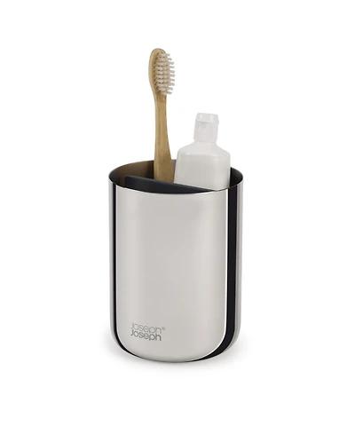 Joseph Joseph Easy Store Luxe Stainless-Steel Toothbrush Caddy