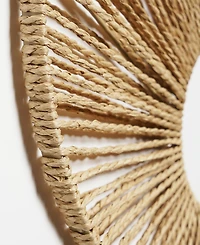 American Art Decor Woven Paper Rope Wall Decor, Set of 3