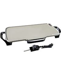 Presto 22 in. Electric Griddle with Removable Handles, Ceramic - Black