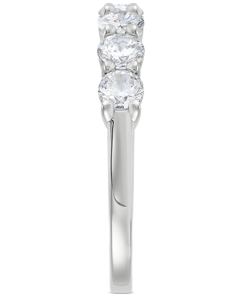 Arabella Sterling Silver Ring, Cubic Zirconia 7-Stone Ring (2-1/6 ct. t.w.)