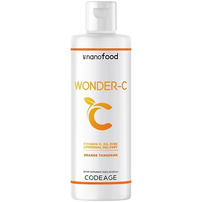 Codeage Liquid Vitamin C 1000mg, Vitamins D3, E & Zinc, Rose Hips, Quercetin, Echinacea, Liposomal Vitamin C Supplement, Non-gmo - 16 fl oz
