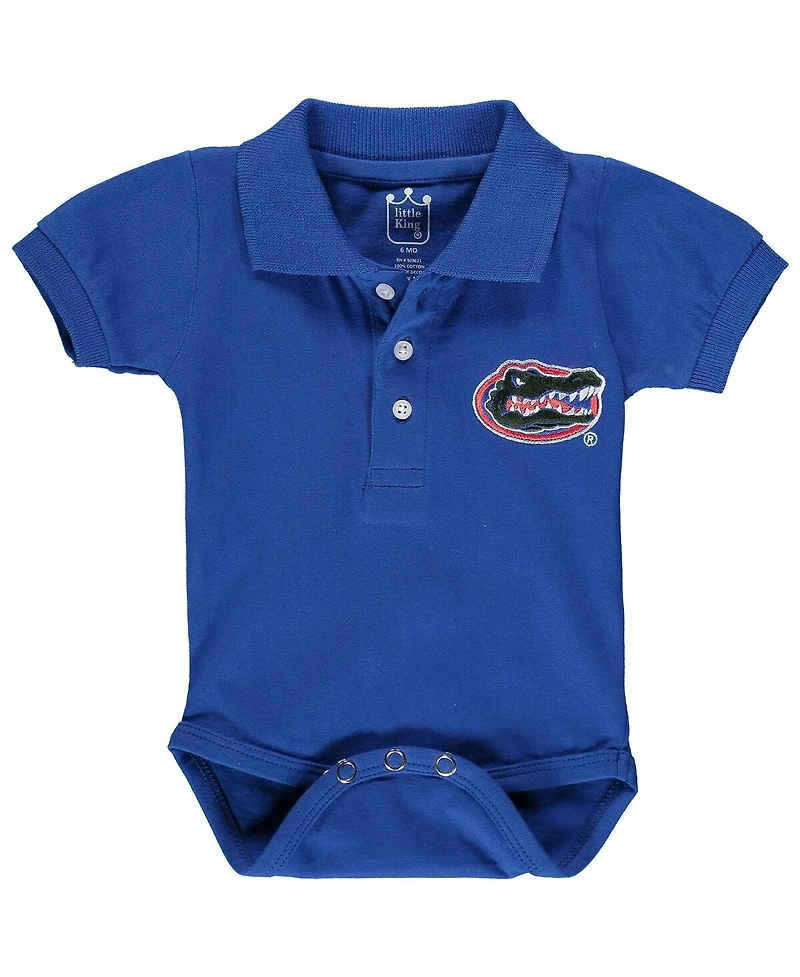 Infant Boys and Girls Royal Florida Gators Polo Bodysuit