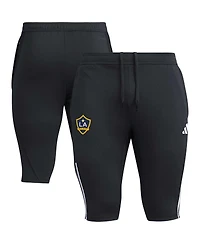 Men's adidas Black La Galaxy 2023 On-Field Training Aeroready Half Pants