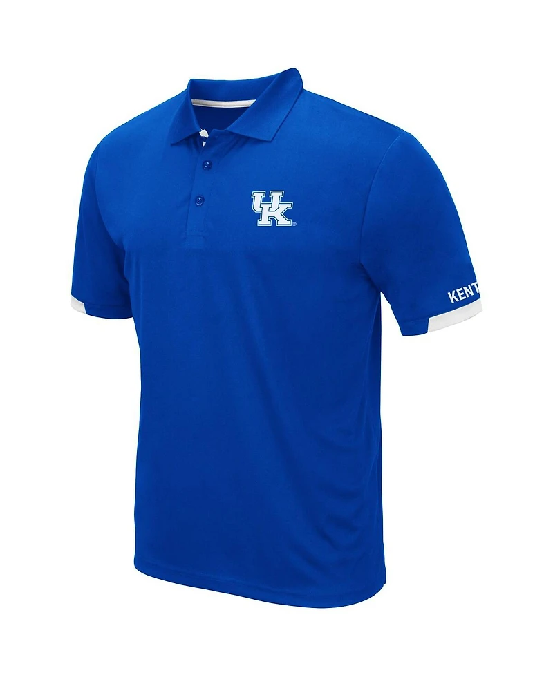 Men's Colosseum Royal Kentucky Wildcats Santry Polo Shirt