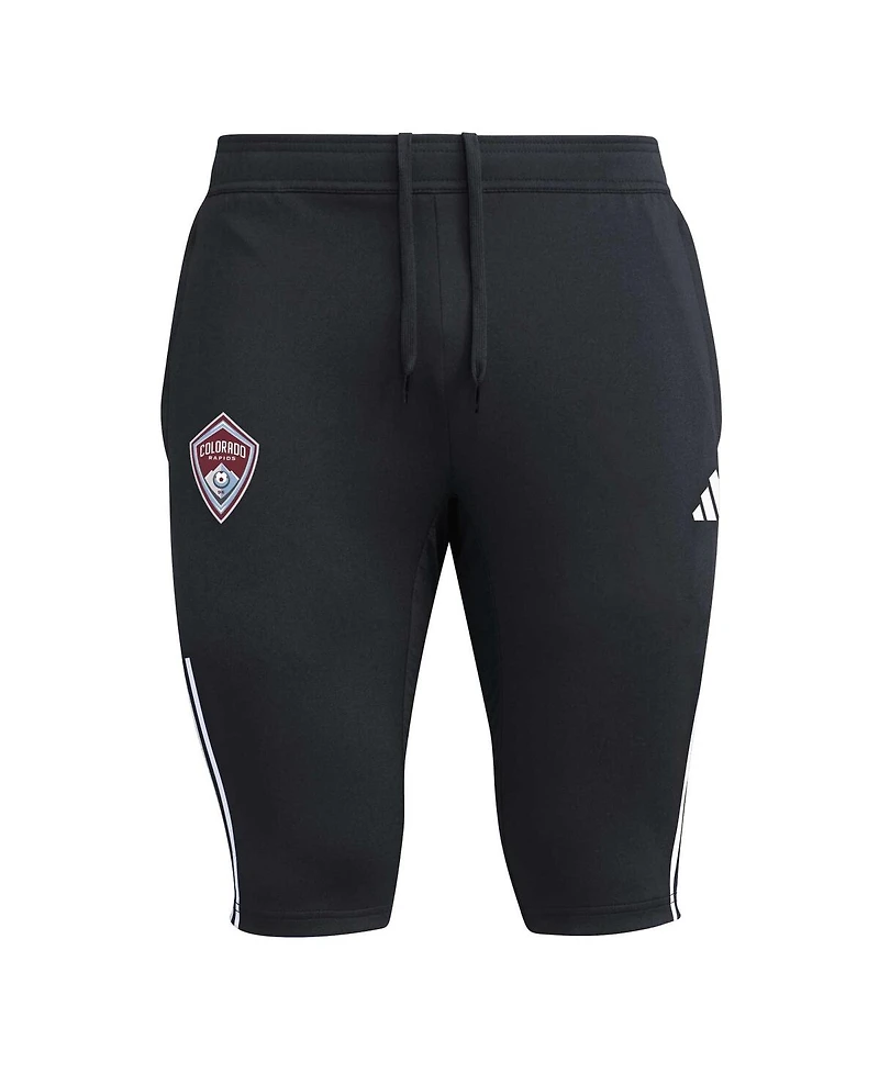 Men's adidas Black Colorado Rapids 2023 On-Field Training Aeroready Half Pants