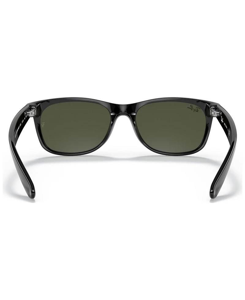 Ray-Ban Unisex New Wayfarer Sunglasses, RB2132 - Polished Black