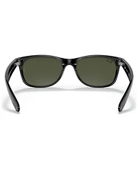 Ray-Ban Unisex New Wayfarer Sunglasses, RB2132 - Polished Black